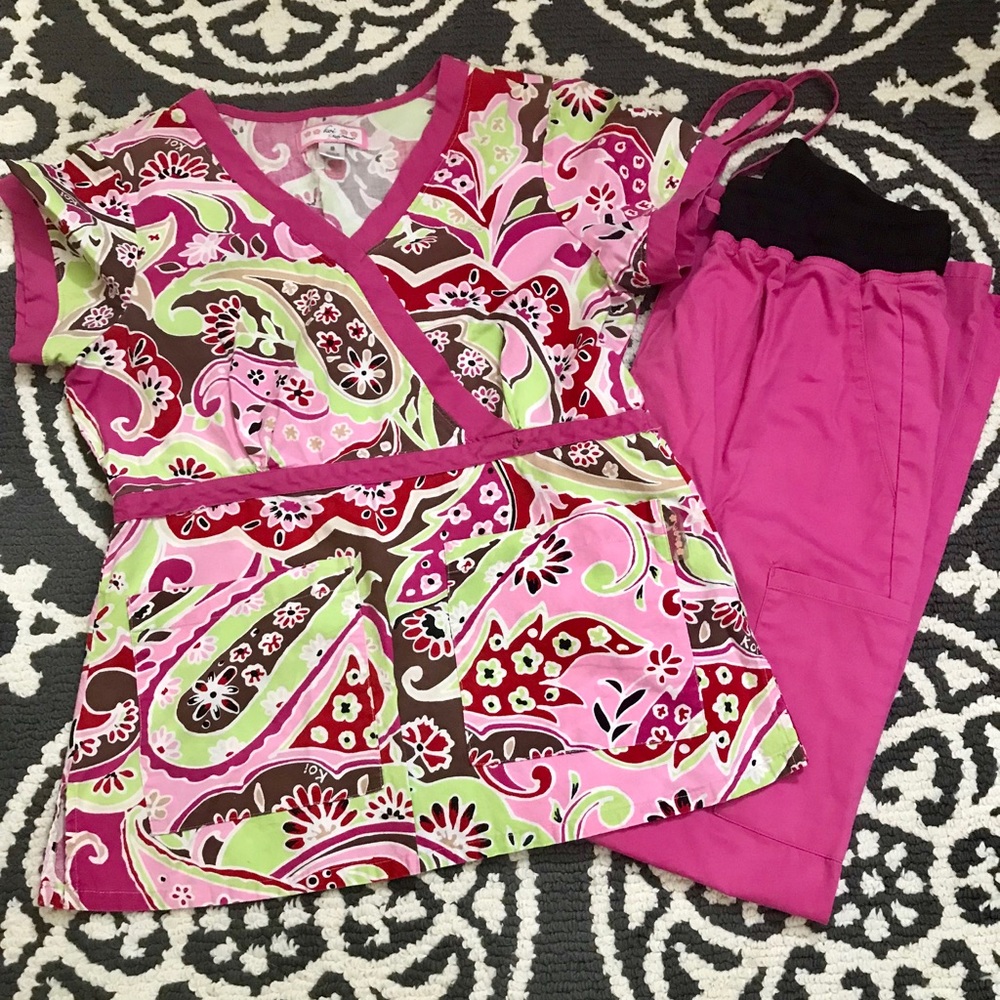 Koi top and pink bottoms